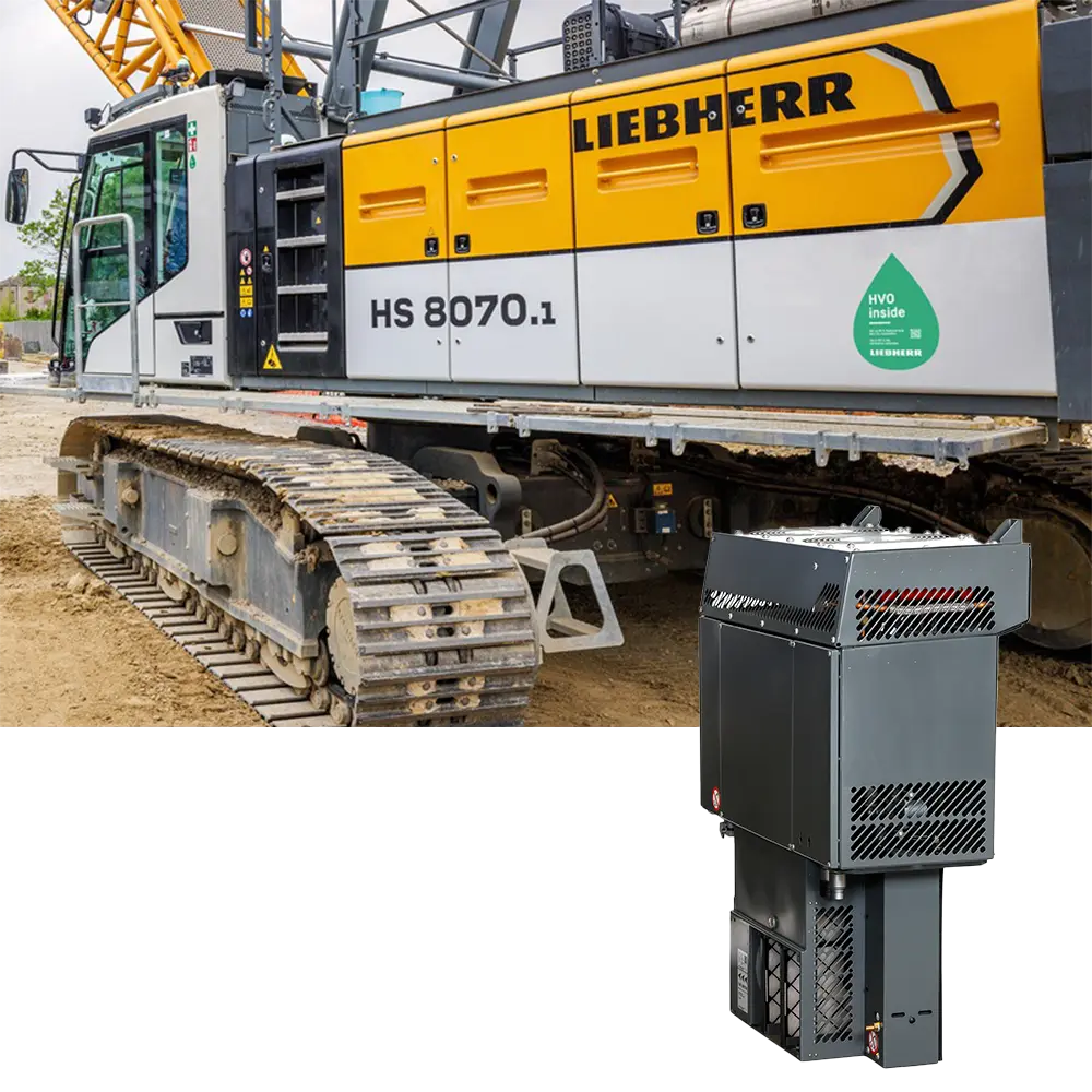 Krananlagen von Liebherr mit HVAC-System